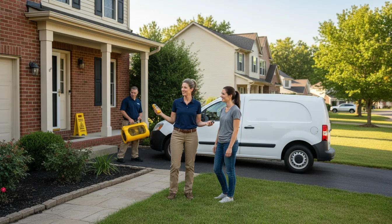 Residential water damage restoration in Naturita, CO